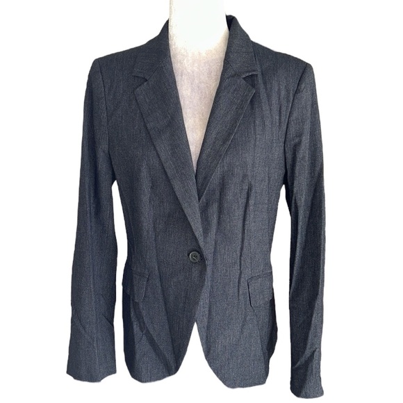 Zara Black & White Tiny Check Single Button Blazer - XL - Picture 12 of 12